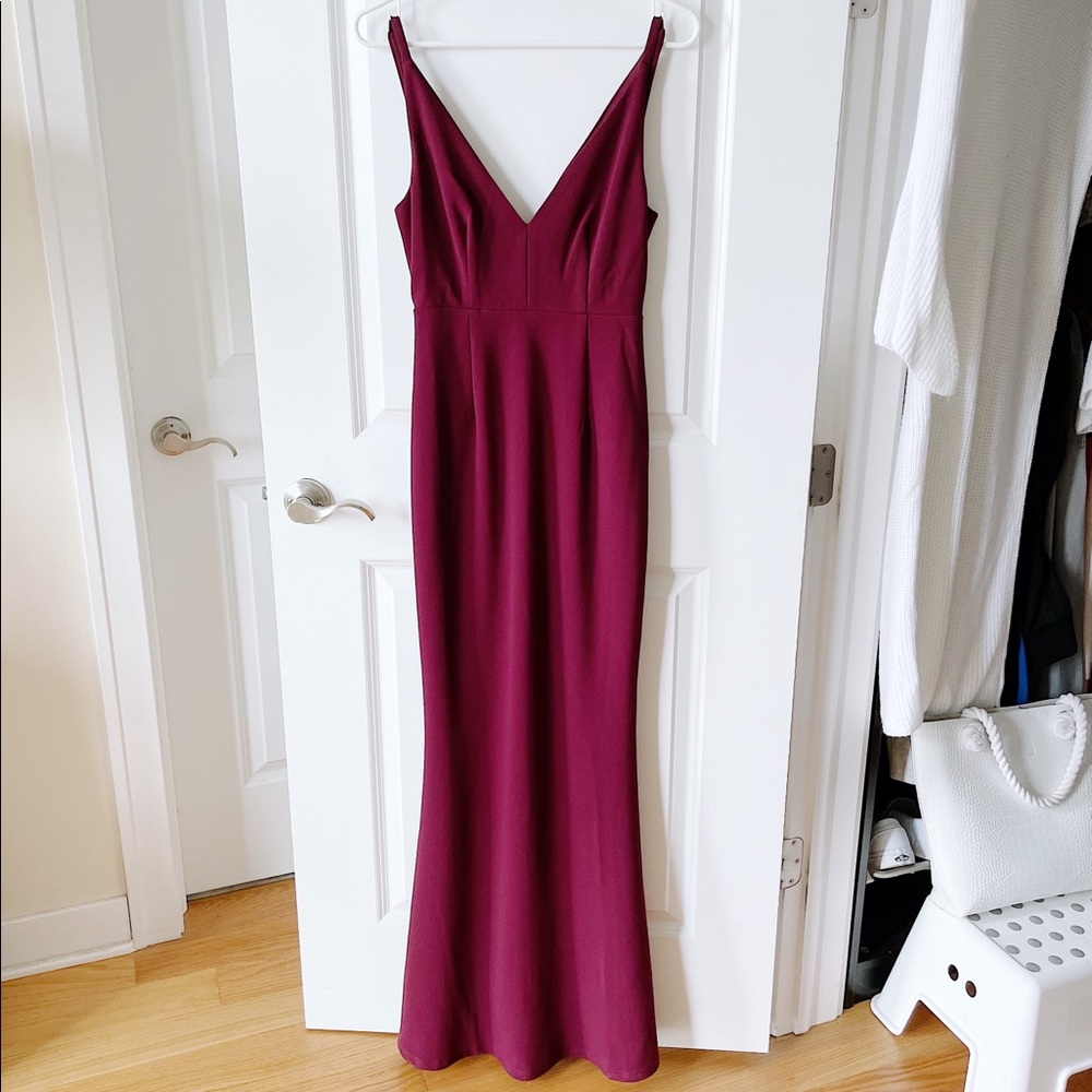 XS Lulu’s Melora Plum Purple Sleeveless Maxi Dress